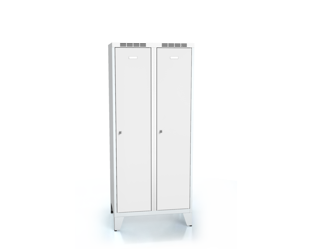 Cloakroom locker reduced height ALSIN with feet 1620 x 700 x 500